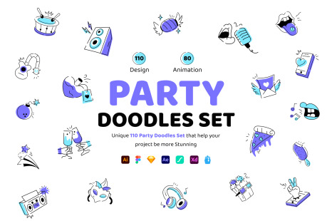 Animated Party Icons