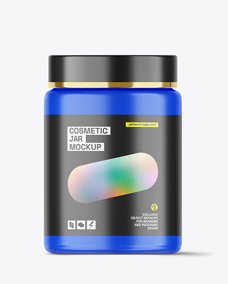 Matte Large Jar Mockup