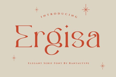 Ergisa Elegant Serif Font