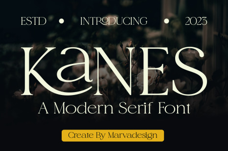 Kanes - A Modern Serif Font