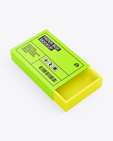 Paper Box Mockup