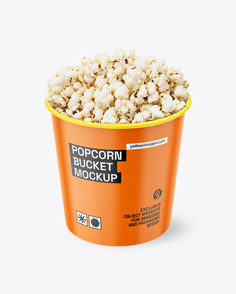 Popcorn Bucket Mockup
