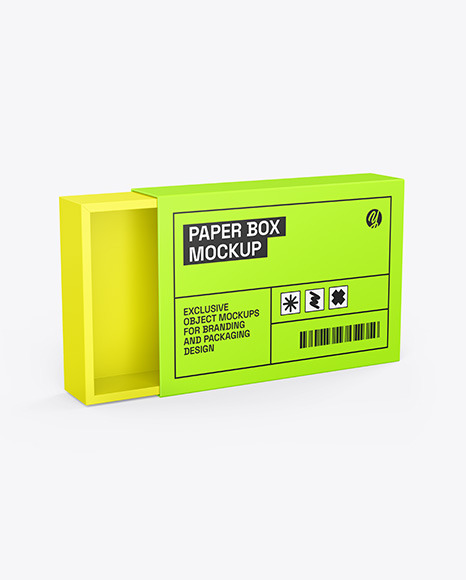 Paper Box Mockup