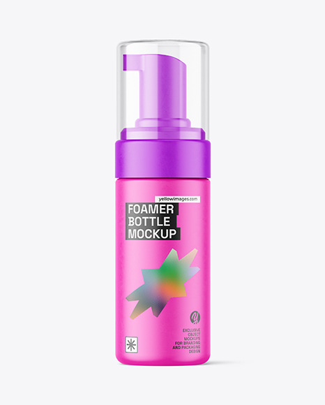 Matte Foamer Bottle Mockup