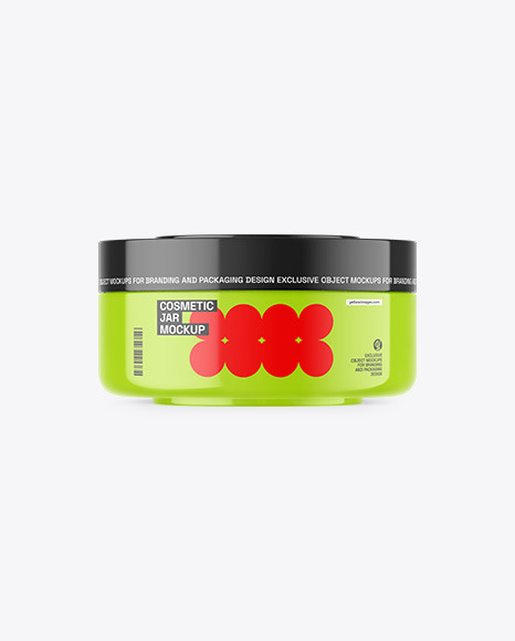 Cosmetic Jar Mockup