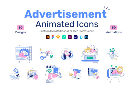 Animated Advertisement Illustrations