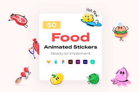 Food Animated Stickers