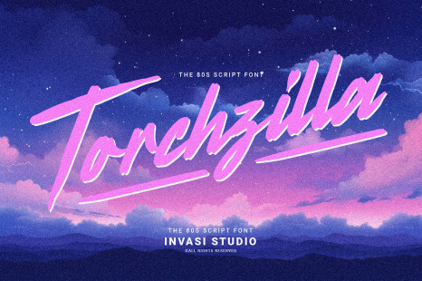 Torchzilla - Retro Script