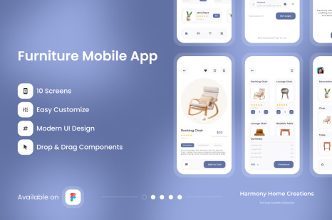 Harmony Home Creations - Furniture Mobile App
