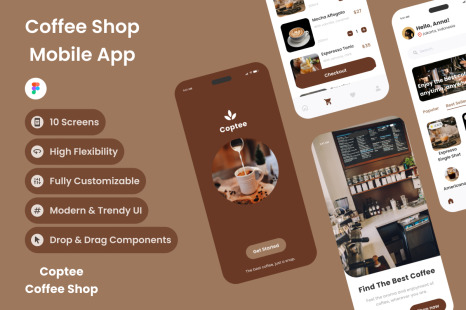 Coptee - Coffee Shop Mobile App