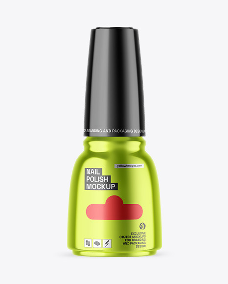 Metallic Nail Polish Bottle