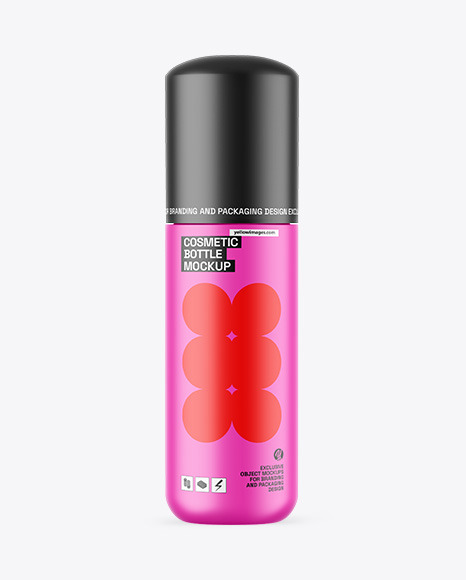 Matte Cosmetic Bottle Mockup