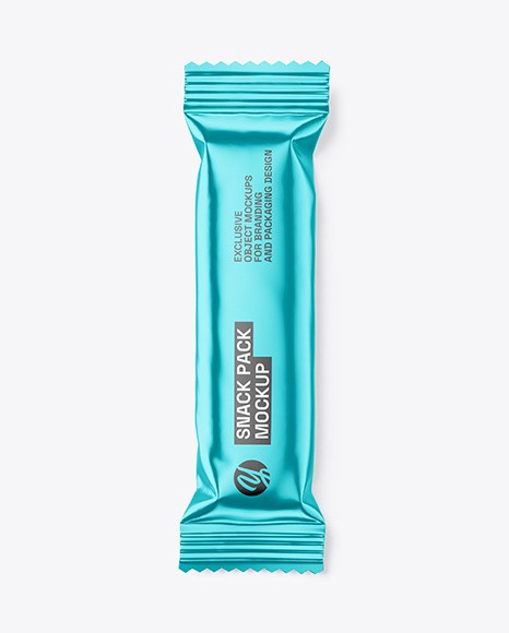 Metallic Snack Pack Mockup