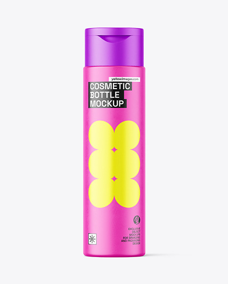 Matte Cosmetic Bottle Mockup