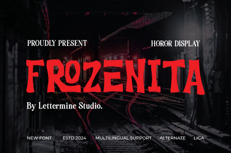 Frozenita - Display Font