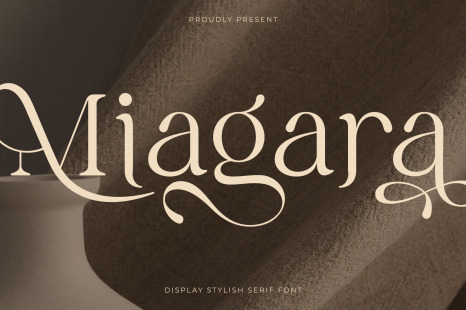 Miagara - Display Stylish Serif Font