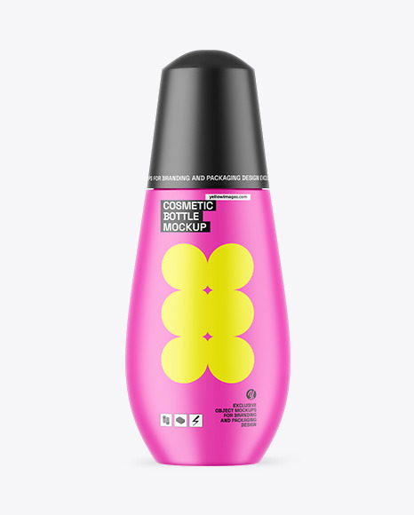 Matte Cosmetic Bottle Mockup