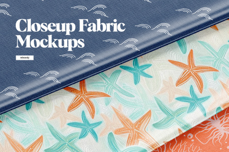 Closeup Fabric Mockups