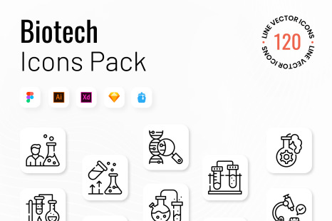Biotech Icons Pack