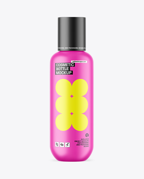 Matte Cosmetic Bottle Mockup