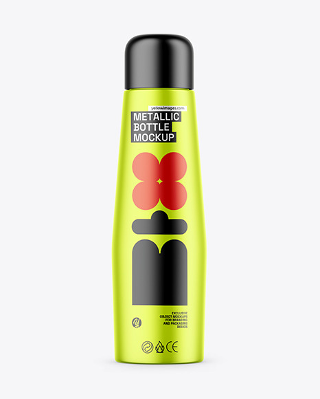 Metallized Bottle Mockup