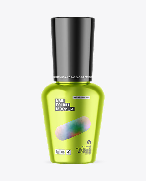 Metallic Nail Polish Bottle
