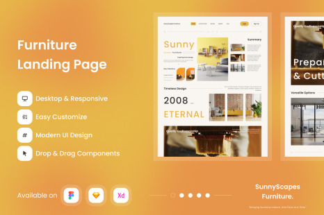 Sunny Scapes - Furniture Landing Page V1