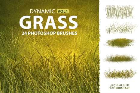 Grass Photoshop Brushes