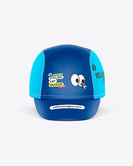 Cycling Cap Mockup - Front View