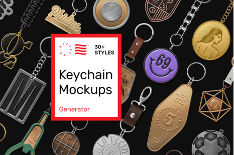Keychain Mockups Generator