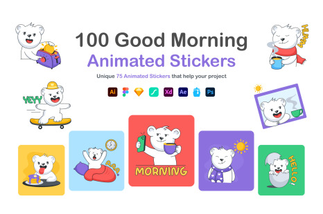 Animated Good Morning Stickers