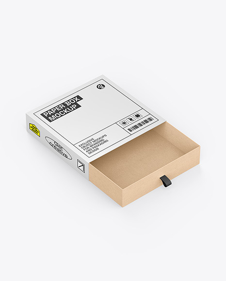 Paper Box Mockup
