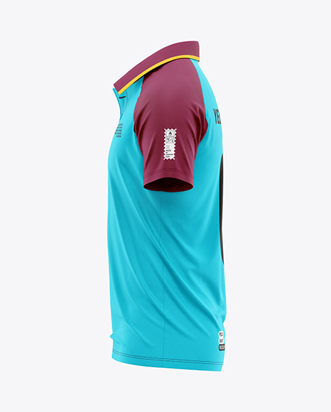 Raglan Polo Shirt Mockup