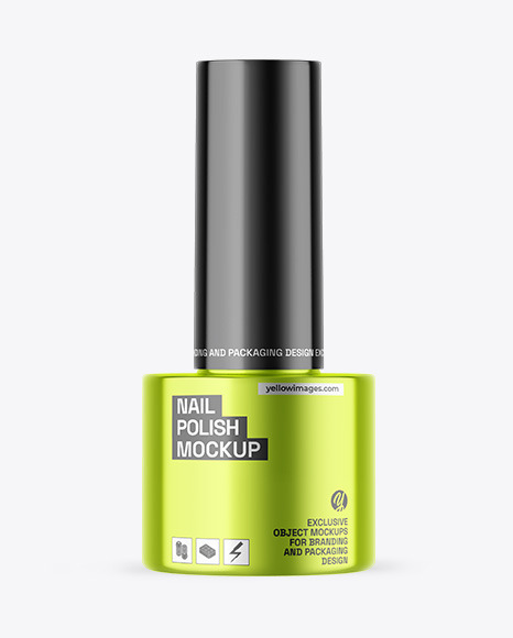 Metallic Nail Polish Bottle