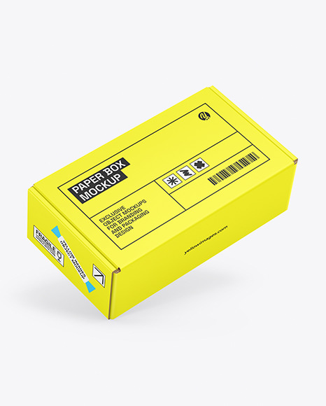 Paper Box Mockup