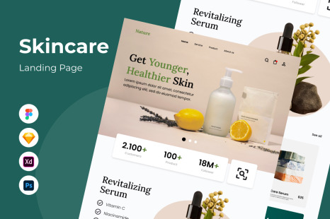 Nature - Skincare Landing Page V1