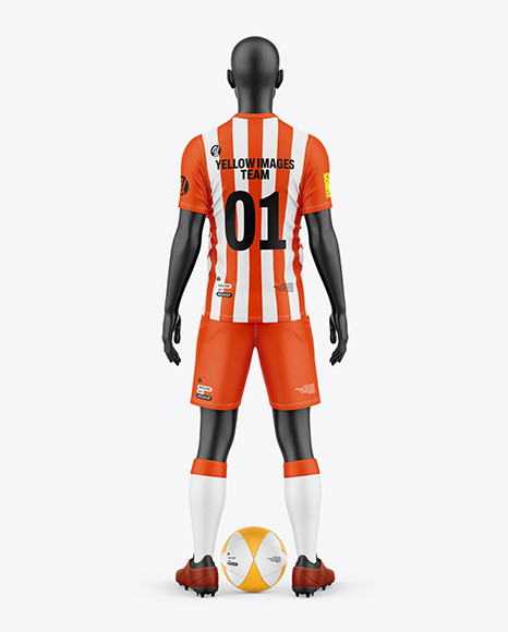 Soccer Kit w/ Mannequin Mockup - Front View