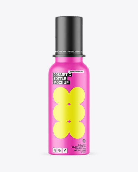 Matte Cosmetic Bottle Mockup