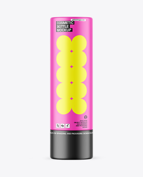 Matte Cosmetic Bottle Mockup