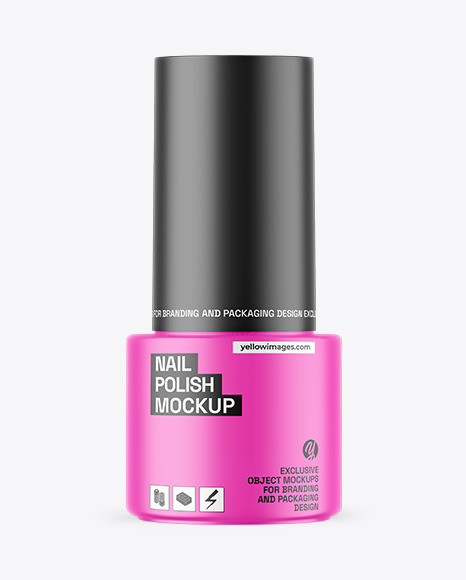 Nail Polish Bottle Mockup