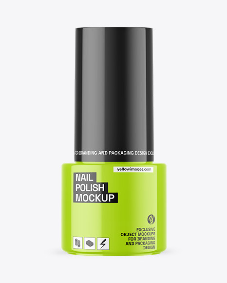 Nail Polish Bottle Mockup