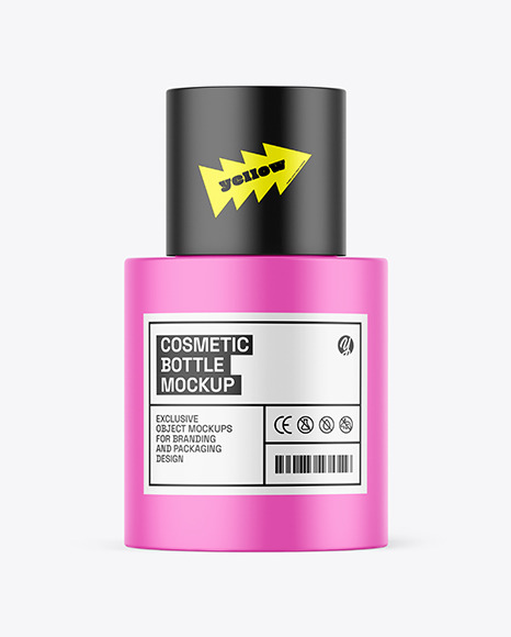 Matte Cosmetic Bottle Mockup