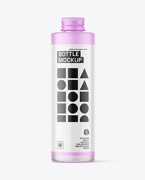 Frosted Bottle Mockup
