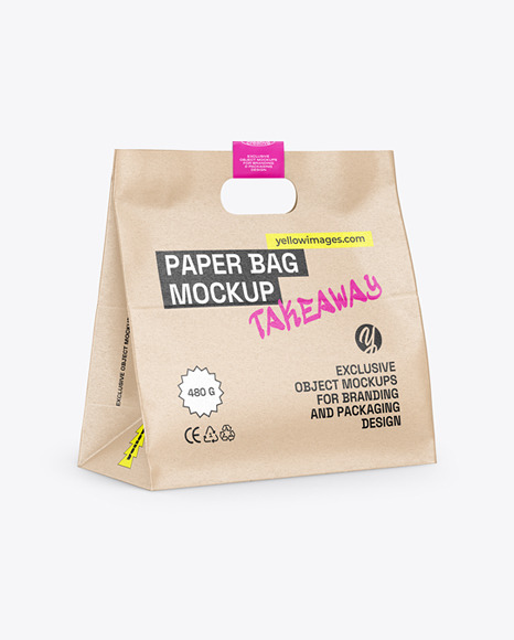 Flow Packs and Bags with Handle Mockups