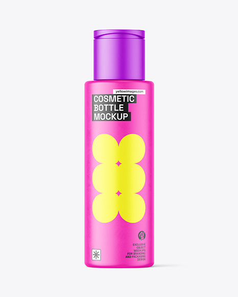 Matte Cosmetic Bottle Mockup