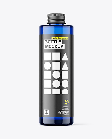 Blue Bottle Mockup