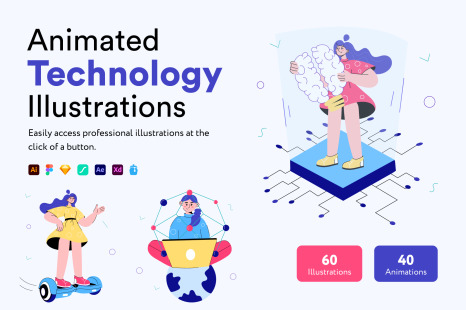 Technology Mini Illustrations