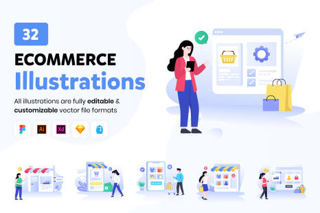 Ecommerce Illustrations