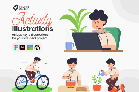Activity Illustration Set