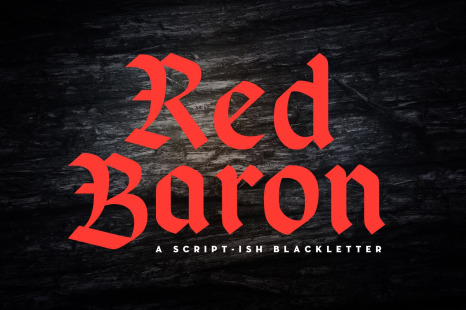 Red Baron Font